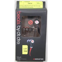 REPLICA BEATS BY DR DRE IN EAR HEADPHONES (BLACK)