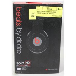 REPLICA BEATS BY DR. DRE HEADPHONES MONSTER