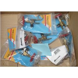 BOX WITH 7 NEW TUBE PIERCING VALVES