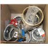 Image 1 : BOX OF 6 ASSORTED HEAVY DUTY PIPE ATTACHMENTS