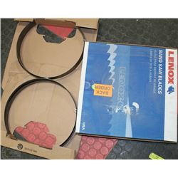 STACK OF 3 ASSORTED LENOX BAND SAW BLADES