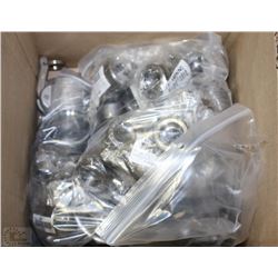 BOX OF NEW PIPE ELBOWS AND FITTINGS