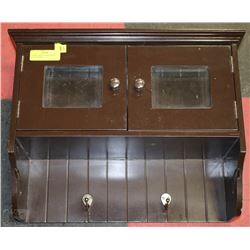 CABINET SHELF COATHANGER WALL HANGING