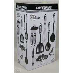 NEW FARBEWARE 14 PC TOOL AND GADGET SET