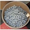 Image 1 : NEW BARREL OF 3/8" GRADE 30 PROOF COIL CHAIN 200'