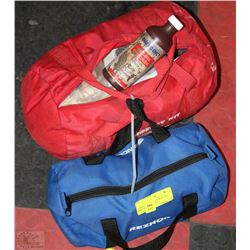 2 SAFETY EMERGENCY KITS, ONE FIRST AID AND OTHER