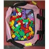 Image 1 : PINK BAG WITH ASSORTED MEGA BLOKS