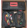 Image 1 : LOT OF TOOLS IN TOOLBOX AND CARRYING TOOL BAG