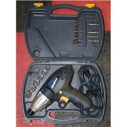 MASTERCRAFT IMPACT DRILL IN CASE WITH SOCKETS