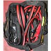 Image 1 : HEAVY DUTY BOOSTER CABLES AND AIR COMPRESSOR WITH
