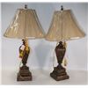 Image 1 : 2 NEW BRONZE COLOR TABLE LAMPS