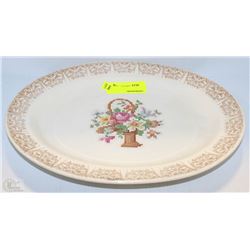 PETITPOINT 23KT GOLD TRIM TRAY
