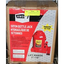 NEW 50 TON HYDRAULIC BOTTLE JACK