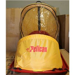 CHILDRENS PELICAN SLED WITH CANOPY