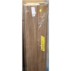 2 BOXES OF LAMINATE FLOORING ONE BOX HAS CORNER