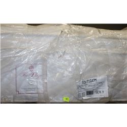 KING SIZE STERNS AND FOSTER PILLOWTOP MATTRESS ON