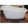 Image 1 : STORE DISPLAY CHROME CLAWFOOT DEEP SOAKER TUB