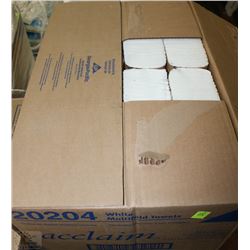 CASE WITH 4000 WHITE MULTI FOLD TOWELS