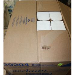 CASE WITH 4000 WHITE MULTI FOLD TOWELS