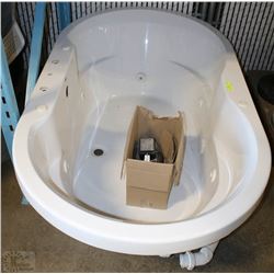 NEW DROP IN HYTEC 6 JET TUB WHITE COLOR WITH PUMP