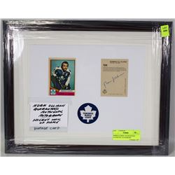 NORM ULLMAN  GUARANTEED AUTHENTIC AUTOGRAPH