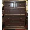 Image 1 : SHOWHOME 5 DRAWER CHEST OF DRAWERS