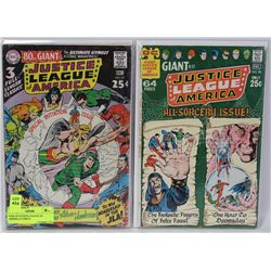 PAIR OF JUSTICE LEAGUE OF AMERICA COMICS