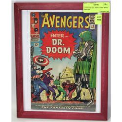 AVENGERS #25-1960'S COMIC BOOK DISPLAY