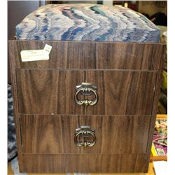 ESTATE HALLWAY STOOL WITH DRAWERS
