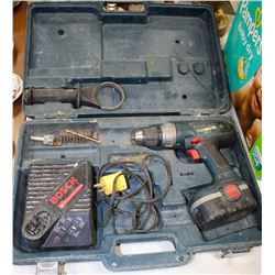 BOSCH 18V DRILL,CHARGER AND BATTERY IN CASE