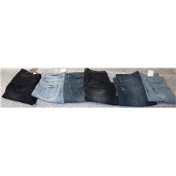 6 PAIRS OF WOMEN'S NEW JEANS, SIZE 27