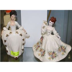 PAIR OF ESTATE PORCELAIN FIGURINES