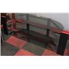 Image 1 : HITACHI GLASS TV STAND FOR 60" TV