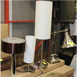 SHOWHOME ASSORTMENT OF 4 LAMPS