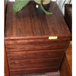 LARGE SHOWHOME WOOD PEDESTAL