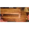 Image 1 : SHOWHOME 3PC WOOD COFFEE TABLE SET