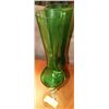 Image 1 : SET OF 2 GREEN GLASS VASES