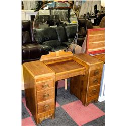VANITY MIRROR 1940'S WALNUT  42"X19"X27"H
