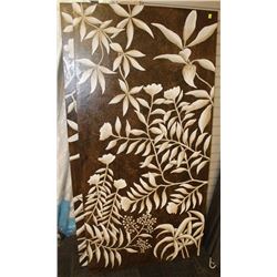 PAIR OF3'X6' SHOWHOME FLOWER CANVAS PICTURES