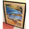 Image 1 : ROLLS ROYCE CAR & AVIATION FRAMED AD PRINT 33"X25