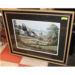 SUMMER SHADOWS LITHOGRAPH BY BILL SAUNDERS SIGNED