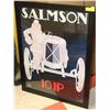 Image 1 : SALMSON CAR FRAMED ADVERTISING PRINT - 35"X28"