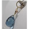 Image 1 : #6-14K YELLOW GOLD BLUE TOPAZ(0.45CT) AND