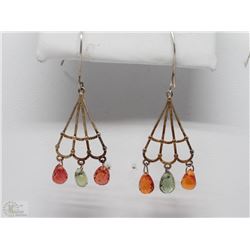 #14-14K WHITE GOLD FANCY COLOURED SAPPHIRE