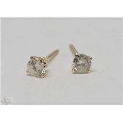 #17-14K YELLOW GOLD DIAMOND(0.44CT) EARRINGS