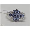 Image 1 : #18-STERLING SILVER TANZANITE(1.45CT) AND