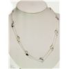 Image 1 : #28-STERLING SILVER GEMSTONE NECKLACE(27.00CT)
