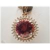 Image 1 : #38-14K ROSE GOLD PINK TOURMALINE (2.10CT) &
