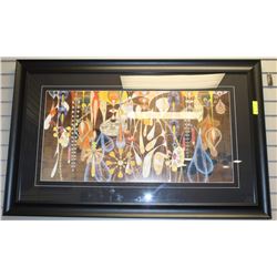 SHOWHOME ABSTRACT ART PICTURE FRAMED ON CHOICE