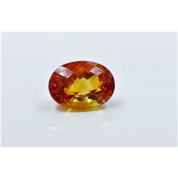 13.54ct Oval Shape mandarine Citrine